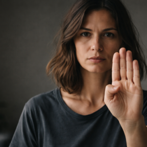 sinal silencioso de pedido de ajuda contra feminicídio no Brasil e violência contra a mulher