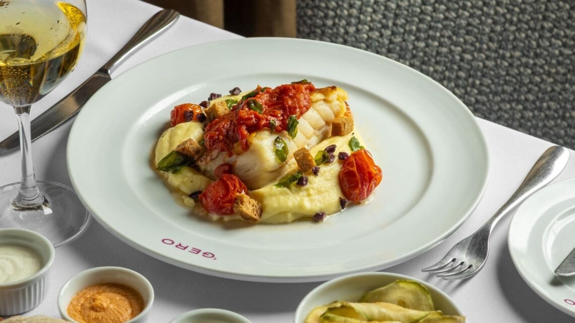 Bacalhau do menu de Páscoa Gero Salvador com ingredientes italianos no Fasano