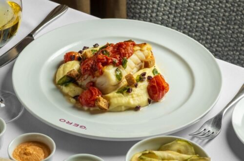 Bacalhau do menu de Páscoa Gero Salvador com ingredientes italianos no Fasano