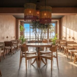 Ambiente do restaurante Jota Gastronomia no Rio Vermelho em Salvador com decoração contemporânea