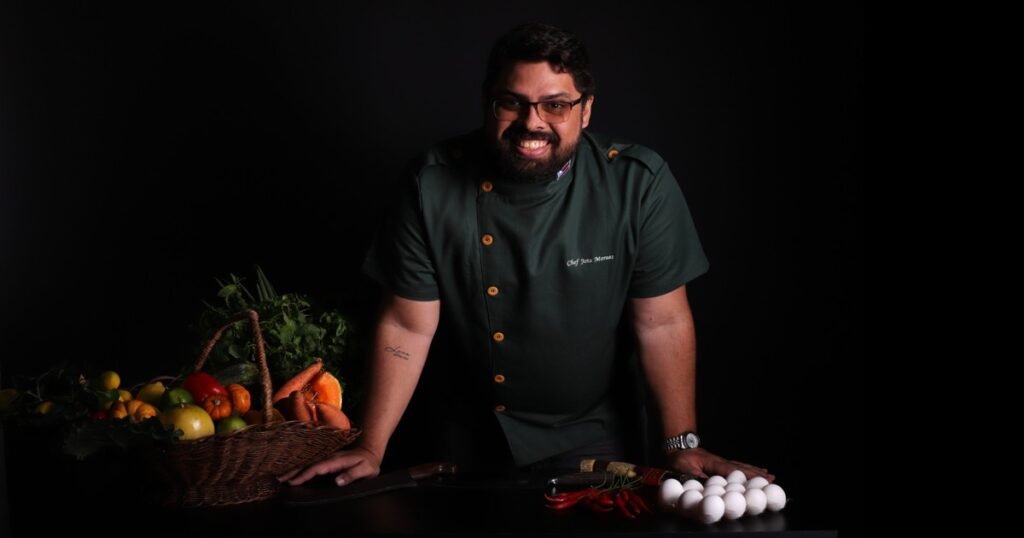 Chef Jota Moraes, à frente do Jota Gastronomia em Salvador
