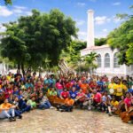 Orquestra NEOJIBA reunida no Parque do Queimado em Salvador para turnê internacional 2026