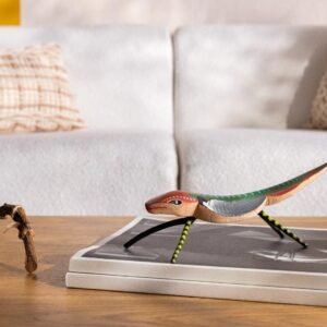 artesanato brasileiro Tok&Stok peça decorativa feita à mão em ambiente residencial