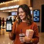 Super Voucher Cinemark 2026 com ingresso digital e combo de pipoca no cinema.