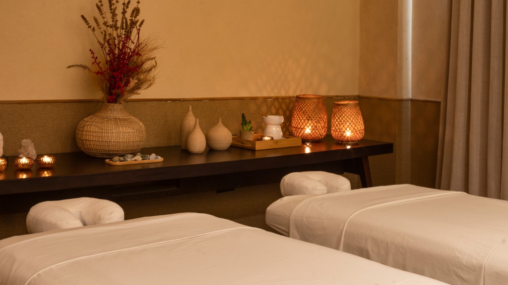 Sala de tratamento do Spa Fasano, incluído em pacote especial para o Dia dos Namorados em Salvador.