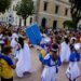 Mulheres participam de atividade cultural do Julho das Pretas em Salvador, iniciativa do Agbara voltada ao fortalecimento de mulheres negras.