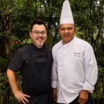 Marcelo Fugita e Bahia Brito participam do Encontro de Chefs no Gero Salvador, no dia 29 de agosto.