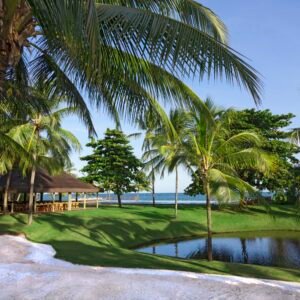 Área do Tivoli Ecoresort Praia do Forte, onde será realizado o jantar do Festival Aromas & Sabores, com chefs convidados de diferentes regiões do Brasil.