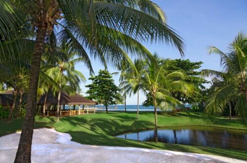 Área do Tivoli Ecoresort Praia do Forte, onde será realizado o jantar do Festival Aromas & Sabores, com chefs convidados de diferentes regiões do Brasil.