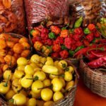Festival Tempero Bahia destaca ingredientes da Mata Atlântica, com diferentes variedades de pimentas comercializadas na Bahia.