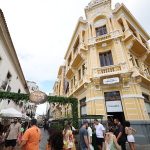 Wine Brasil Music 2026 no Palacete Tirachapéu, no Centro Histórico de Salvador.
