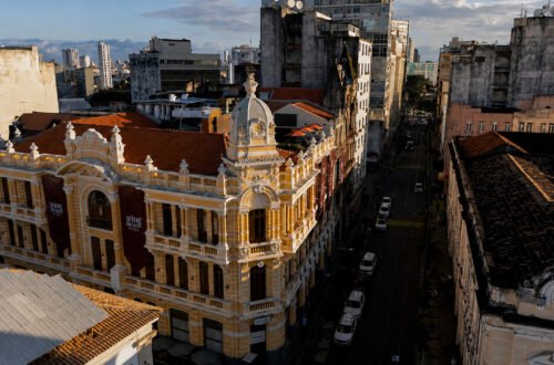 Palacete Tirachapéu, na Rua Chile, em Salvador, durante o Wine Brasil Music.